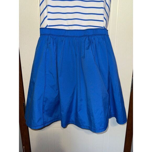 Lululemon RARE Club Dress Deauville Stripe Pipe Dream Blue White Size 8 - Picture 7 of 15